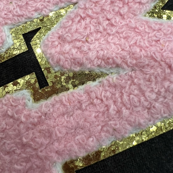 MAMA chenille graphic fringe tee S M L XL - Picture 5 of 8